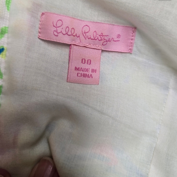 Lilly Pulitzer Delia Shift Dress Hotty Pink Lemonade  Size 00 - Picture 7 of 12